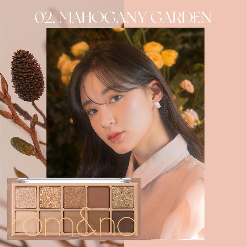 rom&nd - Better Than Palette #02 Mahogany Garden - Shine 32