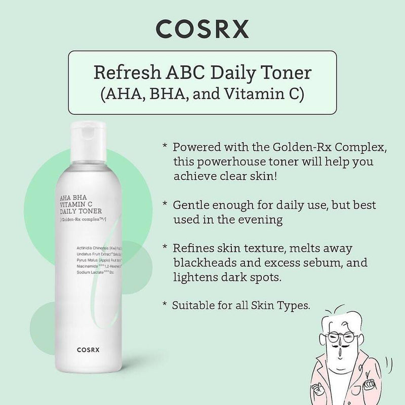 COSRX - Refresh AHA BHA Vitamin C Daily Toner 150ml