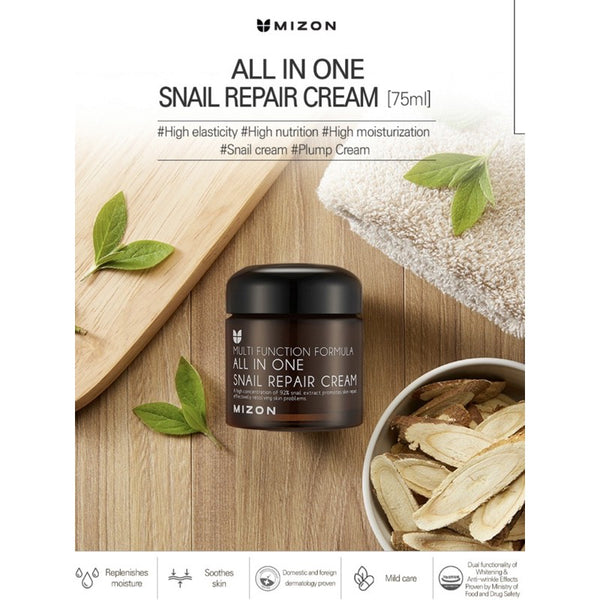 Mizon - All In One Snail Repair Cream 75ml