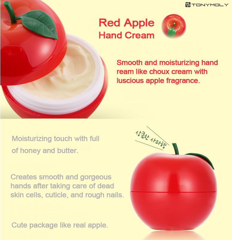 Tonymoly - Red Apple Hand Cream - Shine 32