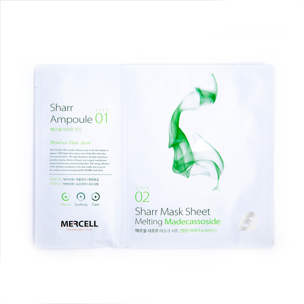 SHARRMASK - Melting Madecassoside Facial Mask (Green) - Shine 32
