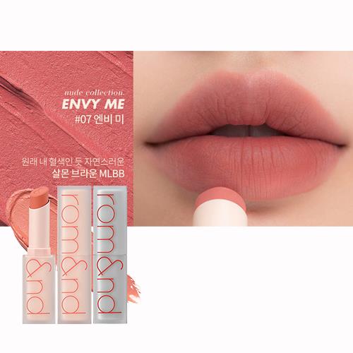 rom&nd - Zero Matte Lipstick #07 Envy Me - Shine 32
