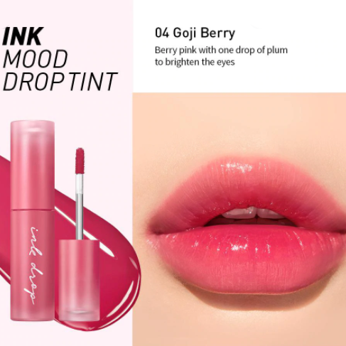 Peripera - Ink Mood Drop Tint #04 Goji Berry - Shine 32