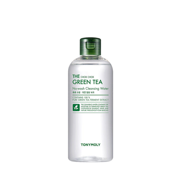 Tonymoly - The Chok Chok Green Tea No-wash Cleansing Water 300ml - Shine 32