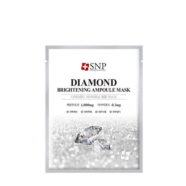 SNP - Diamond Brightening Ampoule Mask (single) - Shine 32